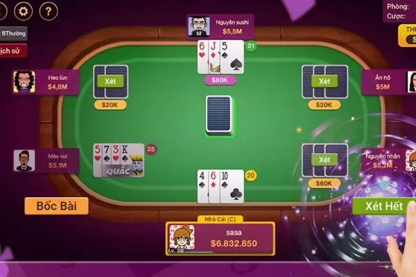 Chơi Xì Dách đổi thưởng tại Nohu90 - Trải nghiệm cá cược cực kỳ thú vị 4 Xì Dách đổi thưởng